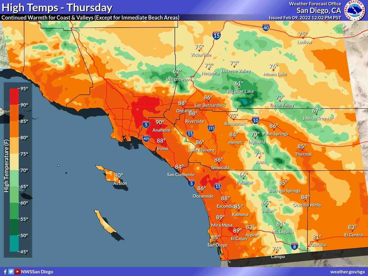 Is San Diego drier than LA?
