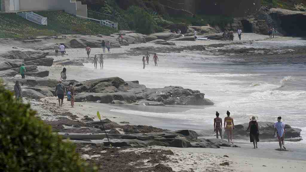 Why is San Diego beach water so cold?