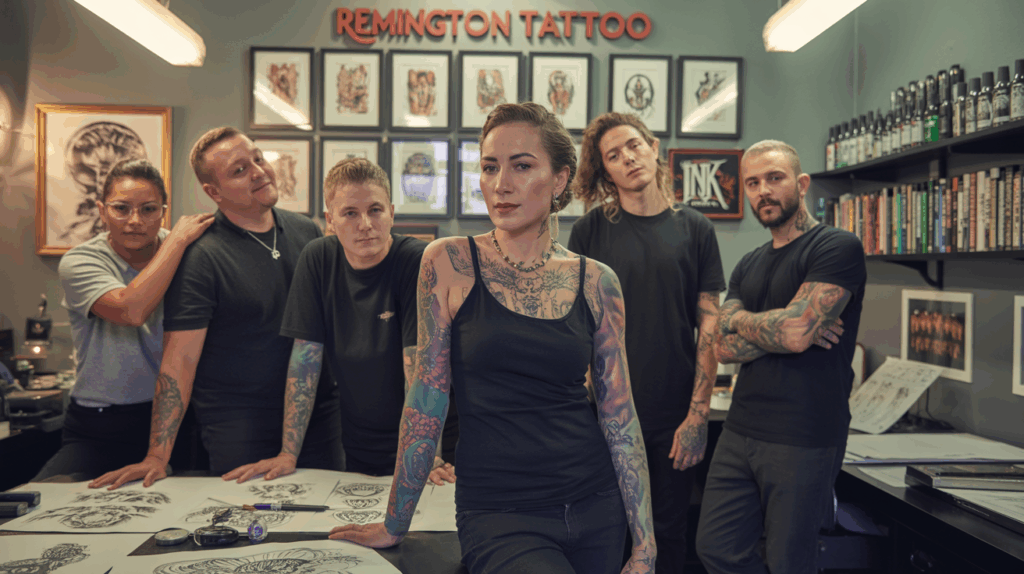 Remington Tattoo Artist Team